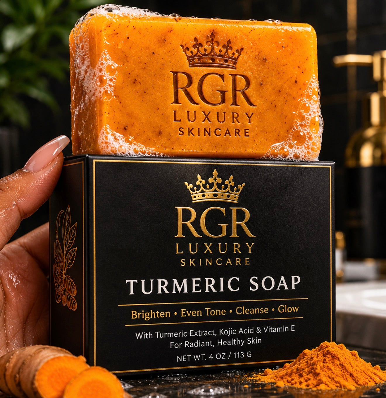 RGR Luxury Turmeric Soap